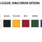 Full Color Table Throw 7